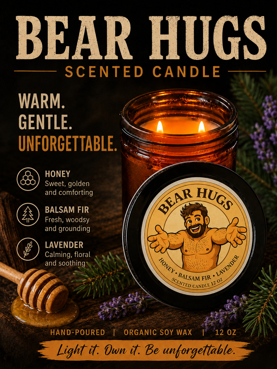 Bear Hugs 12oz Scented Candle